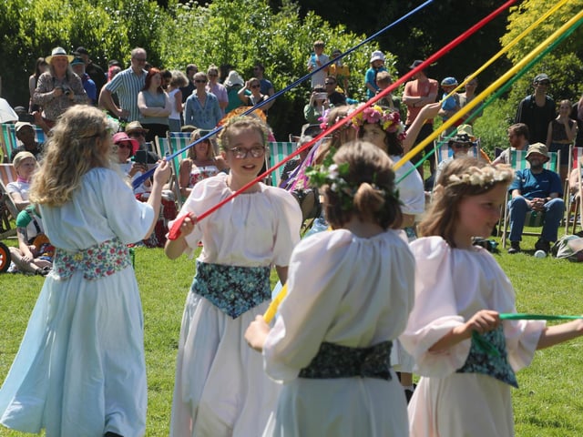 Crowning of the May Queen 2024 in Alexandra Park, Hastings, May 12. Photo by Roberts Photographic.
