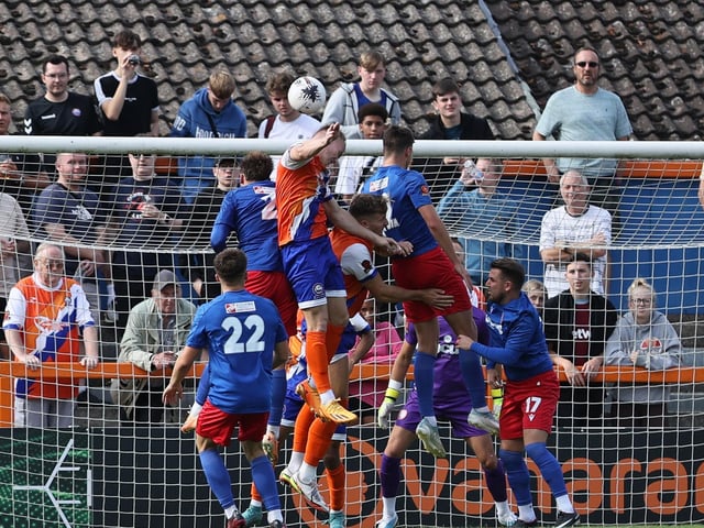 Action from Worthing's visit to Braintree in National League South
