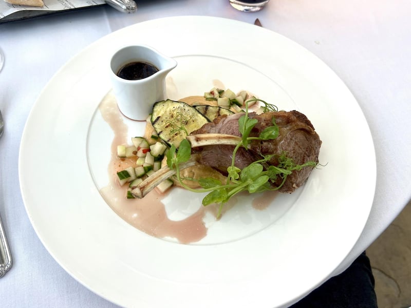 The lamb dish that I had for my main meal.