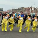 The seven emus recently at Hove Park Run