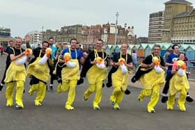 The seven emus recently at Hove Park Run