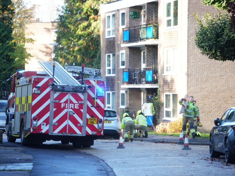 A spokesperson for West Sussex Fire & Rescue Service said: "We were called at 8.19am this morning to reports of a fire in Garden Place, Hawthorn Close in Horsham."