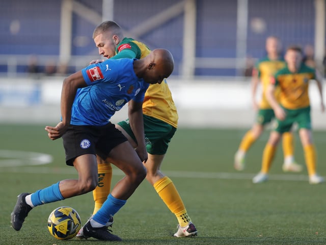 Action from Horsham's entertaining - but ultimately disappointing - 5-3 defeat at Billericay Town in the Isthmian Premier