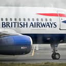 A British Airways flight returned to London Gatwick Airport after a reported fire involving a passenger’s power bank, with passengers describing a terrifying ordeal in the air. (Photo by GLYN KIRK/AFP via Getty Images)
