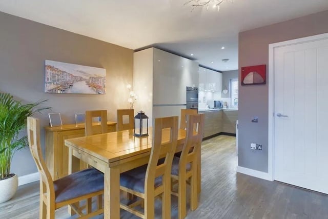 The dining area is next to the kitchen which makes it ideal for entertaining