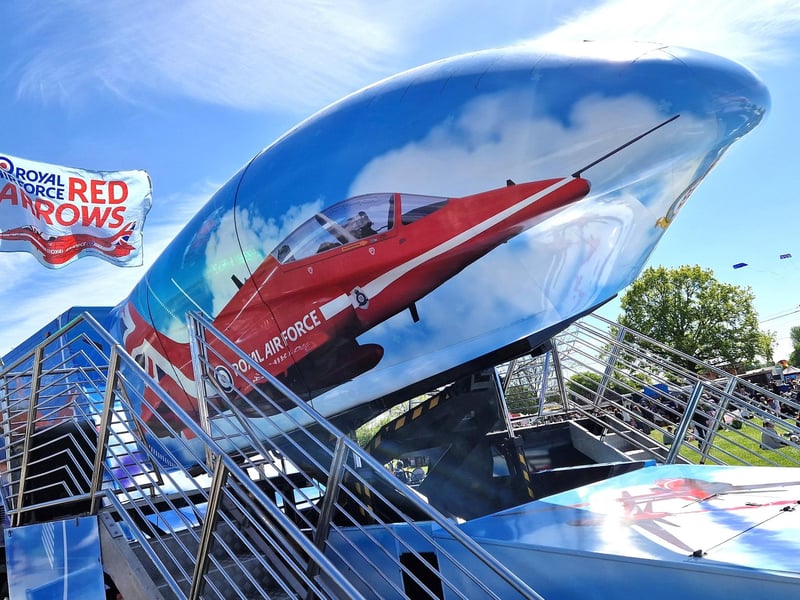 A Red Arrows ride. Photo: Hollie Robards