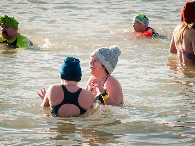Littlehampton RNLI Lifeboat Station held its first December Dip on Saturday, December 10, 2022, to raise vital funds for the lifesaving work of its volunteer crew