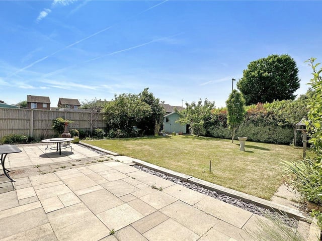 This detached bungalow is in a delightful, quiet cul-de-sac on the outskirts of Rustington. It is on the market with Graham Butt at £485,000.