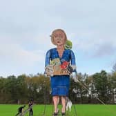 In Kent, Edenbridge Bonfire Society released images of their 10m tall Truss tableaux, which will be burnt at the town’s Recreation Ground’s firework display.