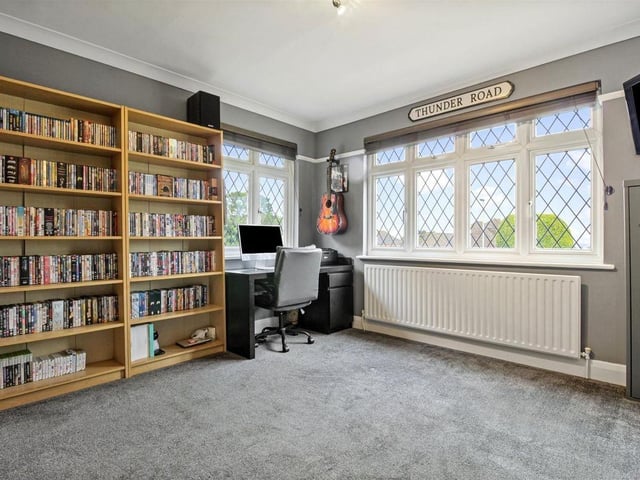 The second reception room provides additional versatility on the ground floor