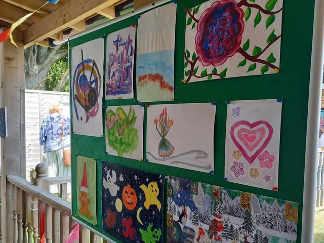 The power of art therapy was demonstrated at St Winefrides Residential Home in Littlehampton, as the community was invited in for the annual exhibition