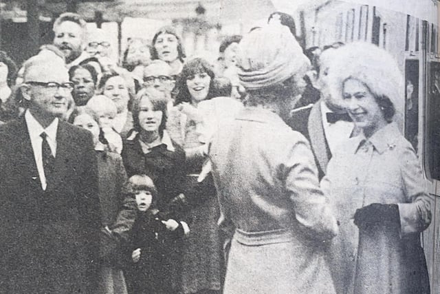 The Queen with Lavinia, the Duchess of Norfolk, in 1978.