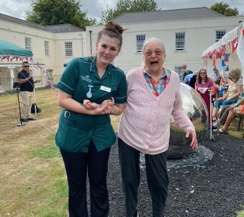 Carers and residents alike had a great day in the sun