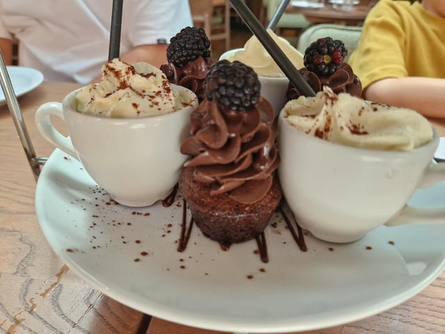 I tried afternoon tea at Terre à Terre in Brighton