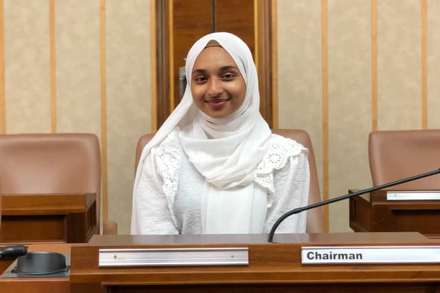 Iffat Rahman, West Sussex Youth Cabinet chair