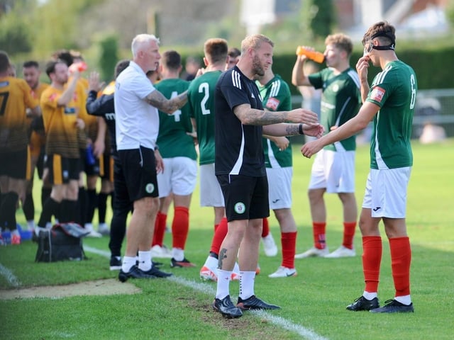 Littlehampton Town v Burgess Hill Town in the FA Trophy
