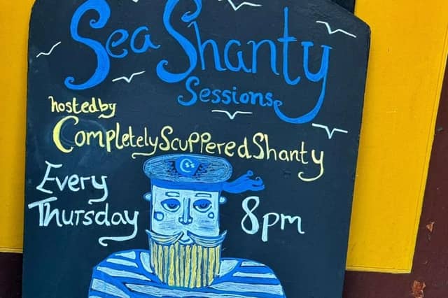 The pub has regular sea shanty sessions