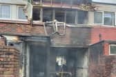 A significant fire at a property in Crawley was caused by an e-bike battery left on charge in the living room. Picture courtesy of West Sussex Fire & Rescue Service