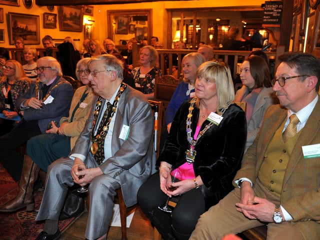 Dignitaries and other guests at the awards evening at The World's End in Patching on Friday, January 12