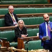 Standing up in the House of Commons