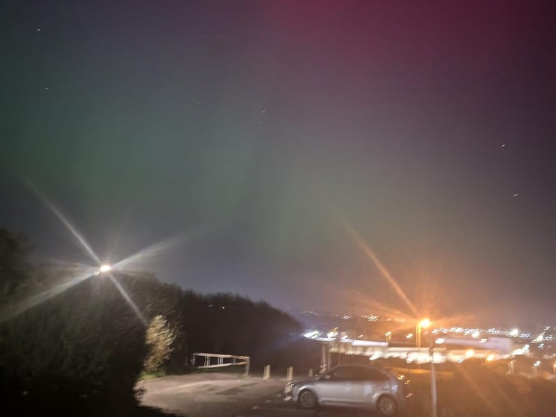 The Northern Lights captured in Hastings. Picture: Victoria Retmanski