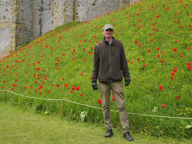 Martin Duncan, the head gardener at Arundel Castle.