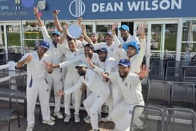 Brighton Malayalee Association celebrate winning the Plate