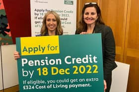Caroline Ansell at a recent Westminster event to highlight Pension Credit