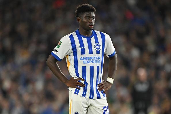 With Billy Gilmour now on his way to Napoli, Baleba will hope to nail down a spot in the Albion midfield.