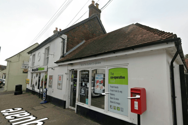 Campaigners have warned that village shops in East Wittering and Westbourne could be put at risk by plans to sell 15 Co-op stores after the merger of Southern Co-op with the national Co-op Group. Photo: Google Earth.
