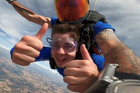 Billy Smith and his cousin Emily Smith did a skydive in memory of their granny