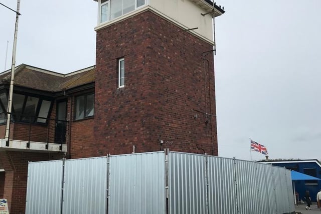 The coastguard tower was in a state of disrepair when Leila and Cal Leach bought it in 2019