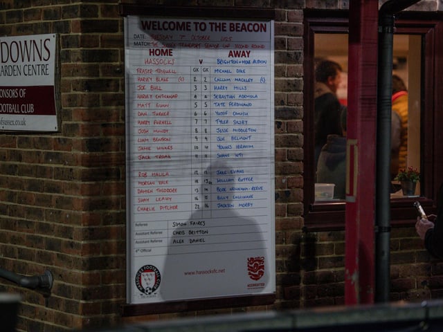Hassocks FC v Brighton and Hove Albion U21s