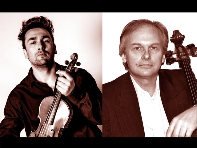 Bogdan Vacarescu (violin) & Mikhail Lezdkhan (cello)