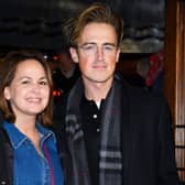 Giovanna Fletcher and her husband Tom Fletcher. (Photo by Joe Maher/Getty Images)