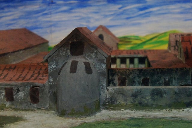 Model of the earliest, largest and most grand villas in Sussex, which stood on the site of Southwick Methodist church