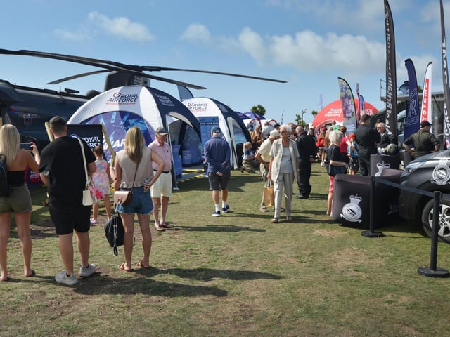 Airbourne 2025: Static displays on Western Lawns on August 14.