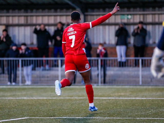 Action from Eastbourne Borough's vital win over Farnborough