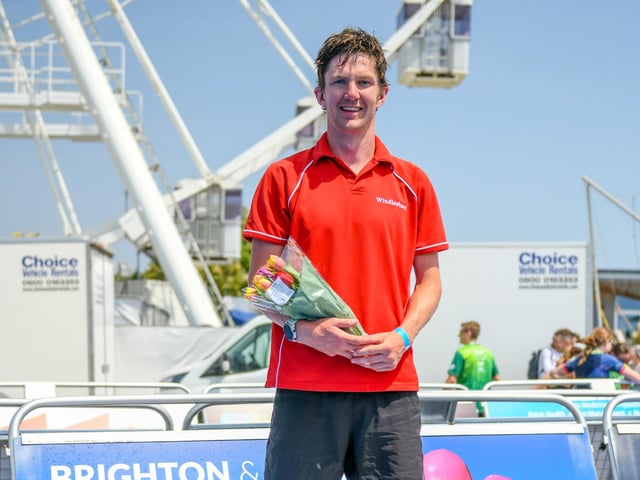 Podium pictures from the Eastbourne Triathlon Festival 2023