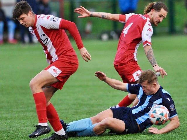 Steyning Town v Crowborough Athletic in the SCFL premier