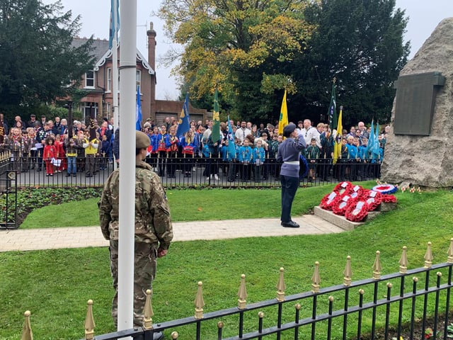 Remembrance Sunday in Haywards Heath