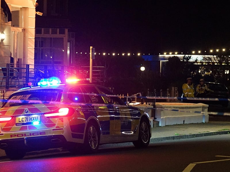 Emergency services at the scene. Picture: Sussex News and Pictures