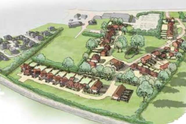 Plans to build 65 homes in Pulborough have been approved by Horsham District Council. Image: Castle Land And Development