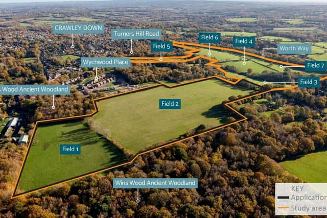 Outline planning applications for hundreds of homes at West Sussex village