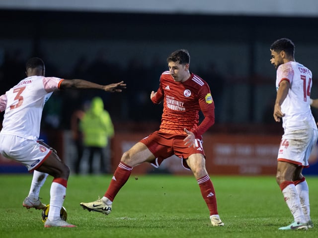 Crawley Town drew 1-1 with Walsall at the Broadfield Stadium on Tuesday. Here are Eva Gilbert's pictures from the League Two clash.