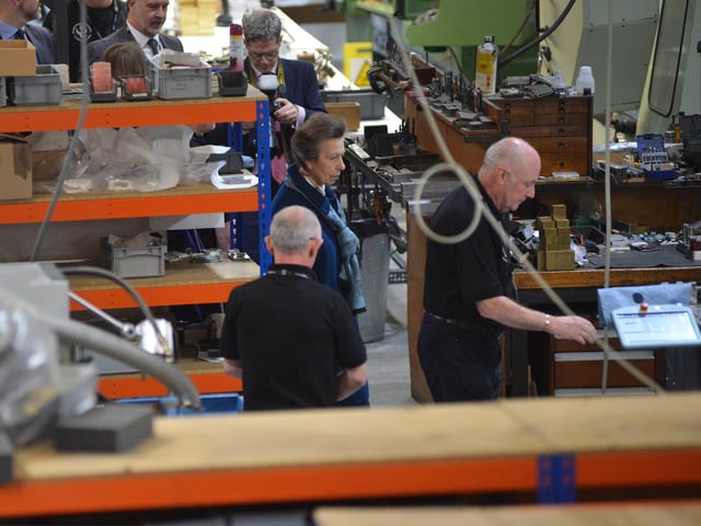 The Princess Royal visits Focus SB in St Leonards on November 22 2023.
