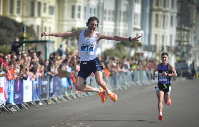 Finishers at the 2026 Hastings Half Marathon