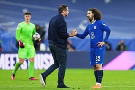 Chelsea manager Frank Lampard could look to former Brighton man Marc Cucurella