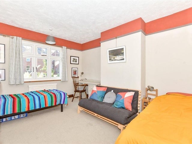 Bedroom one, at the back of the house