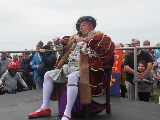 Bexhill Medieval Pageant on May 8 2023. Photo by Roberts Photographic.